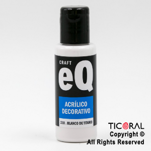 ACRIL.DECOR.EQ 210 BLANCO DE TITANIO 50ML X 1